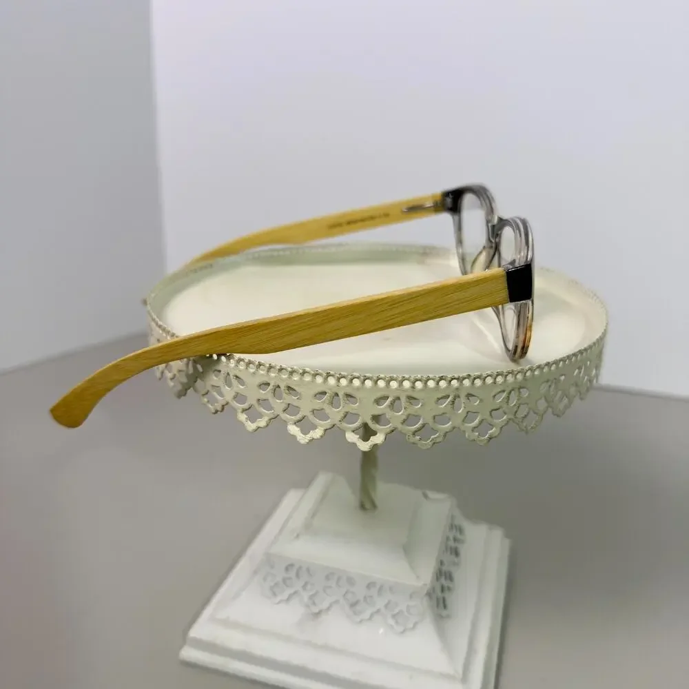 Blue Planet ECO Lucia +1.50 Reading Glasses Onyx Tortoise Natural Bamboo Temples